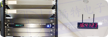 時統設備上架運行實景圖 時統設備上架運行實景圖