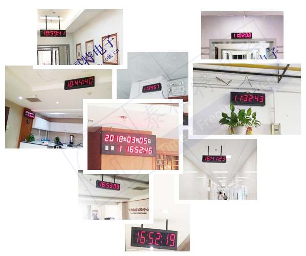 POE數字子鐘投運實景 POE數字子鐘投運實景